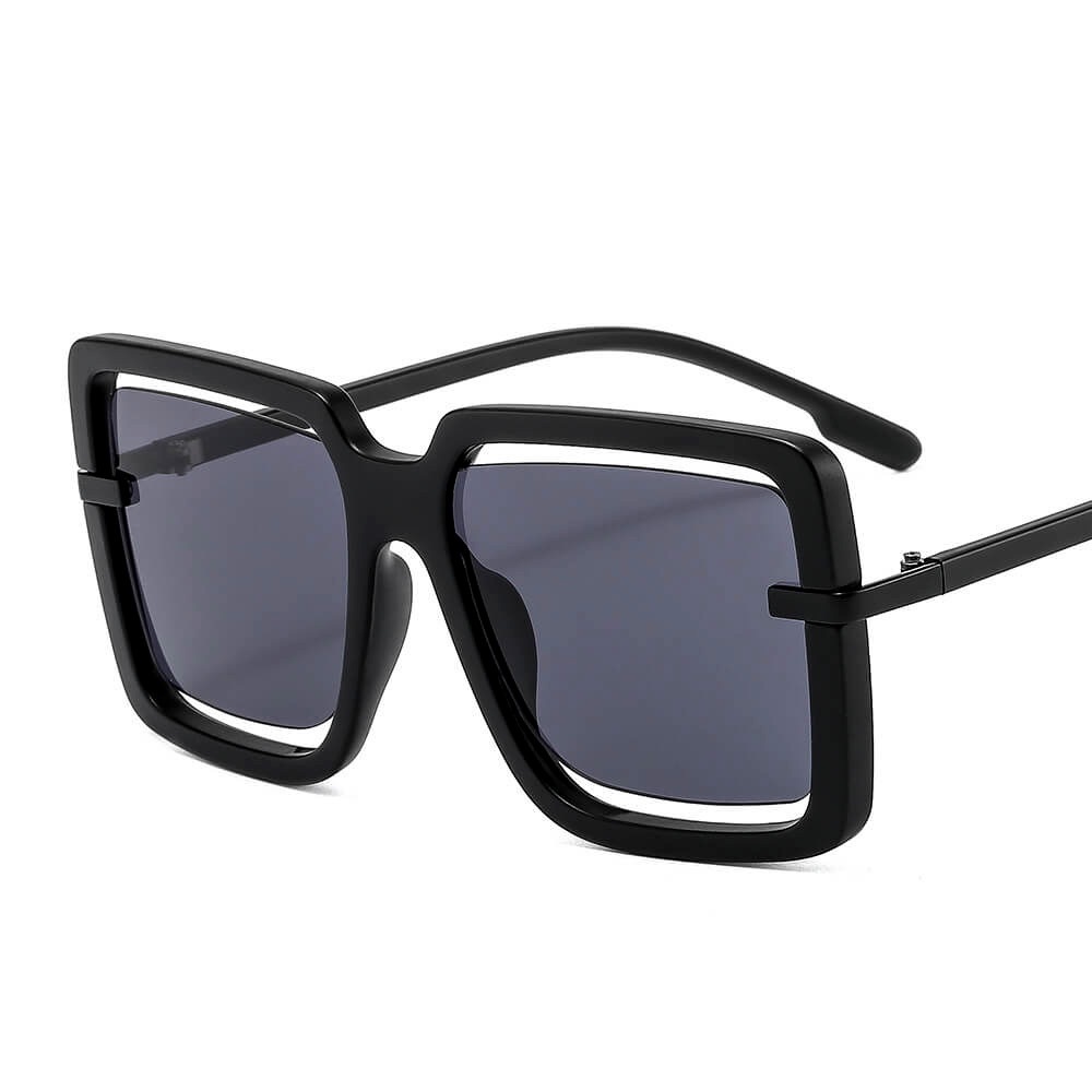 OVERSIZED SQUARE FRAME SUNGLASSES - Picture 2 of 4